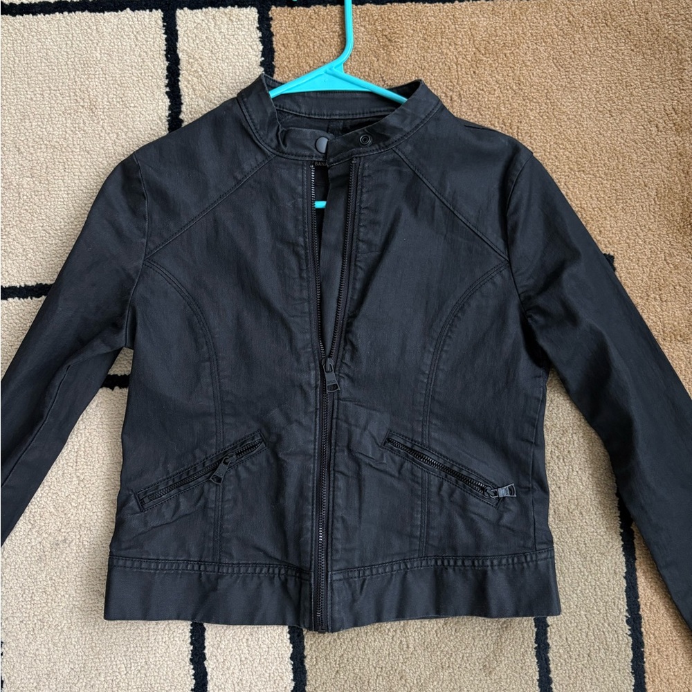 Banana Republic Charcoal Zip-Up Jacket